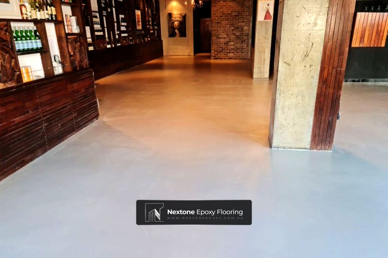 Epoxy solid colour floor for business/shop restaurant